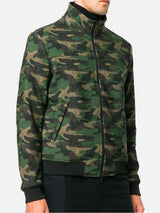 Man mid-weight camouflage bomber jacket