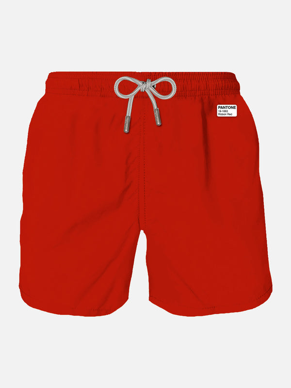 Man red swim shorts | PANTONE™ SPECIAL EDITION