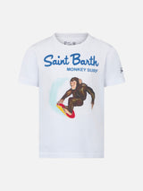 Boy's t-shirt Saint Barth Monkey Surf