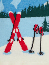 Jungenpullover mit Bergpostkartendruck