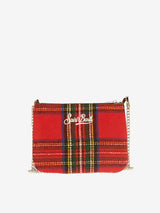 Parisienne red tartan cross-body bag pochette
