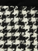Wollrock für Damen mit Pied-de-Poule-Print