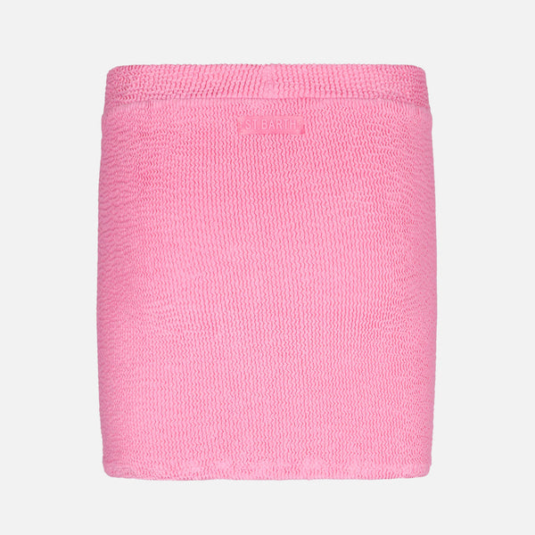 Girl crinkle pink skirt