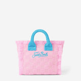 Mini Vanity pink terry embossed handbag