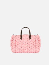Pink jumbo tricot Vivian handbag