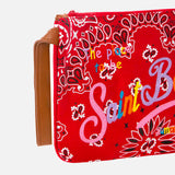 Parisienne canvas pouch bag with bandanna print