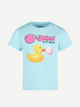 Girl t-shirt with Big Babol in St. Barth and duck print | BIG BABOL® SPECIAL EDITION