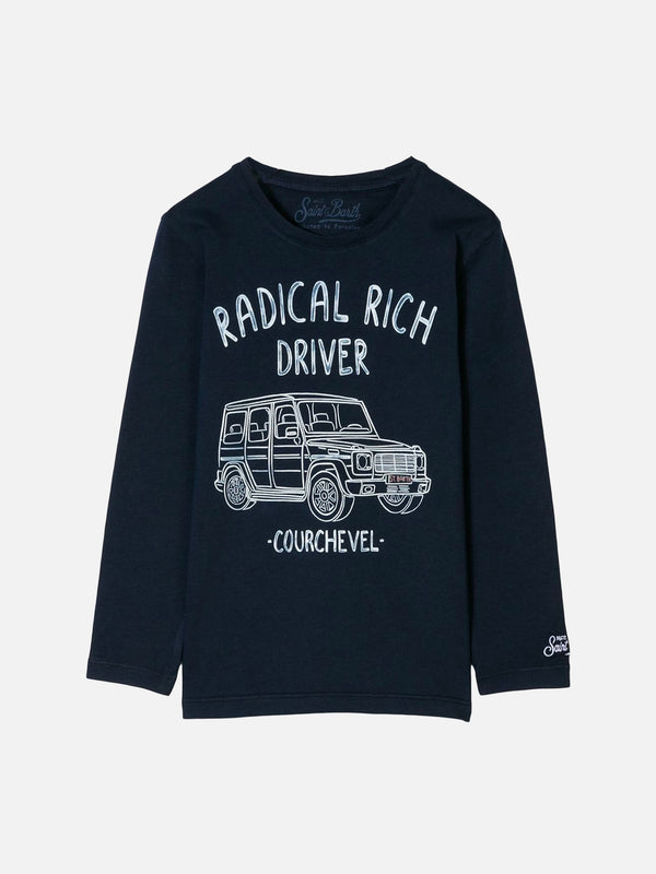 T-shirt da bambino Radical rich driver - Courchevel
