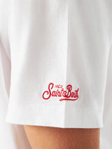 Man cotton t-shirt with Sanremo è Sanremo embroidery
