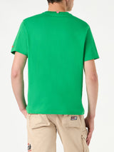 Herren-T-Shirt aus Baumwolle mit Sbagliato-Stickerei