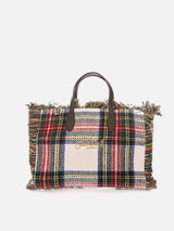 Colette wooly tartan handbag