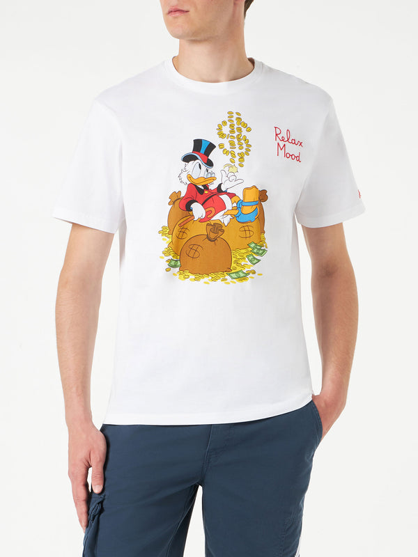 Man cotton t-shirt with with Uncle Scrooge print | ®DISNEY SPECIAL EDITION
