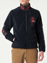 Sherpa jacket with pocket and St. Barth embroidery