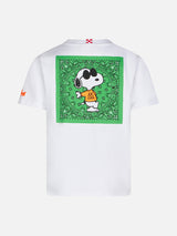 T-shirt da bambino in cotone con ricamo frontale I'm cool e Snoopy sul retro | EDIZIONE SPECIALE PEANUTS™