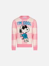 Maglione bambina con stampa Snoopy I'm Cool | Edizione speciale Peanuts™