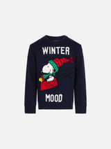 Snoopy Winter Mood print kid sweater | Peanuts™ Special Edition