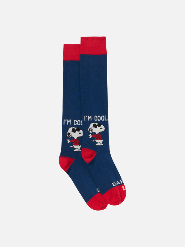 Man long socks with Snopy I'm Cool print | Peanuts™ Special Edition