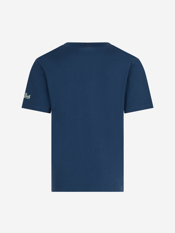 Boy navy blue t-shirt with Snoopy print | SNOOPY - PEANUTS™ SPECIAL EDITION