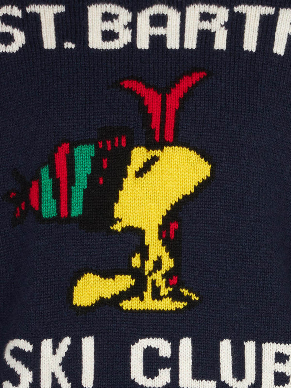 Boy crewneck sweater with Woodstock print | WOODSTOCK - PEANUTS™ SPECIAL EDITION