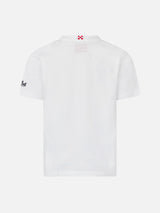 Boy cotton t-shirt with car print
