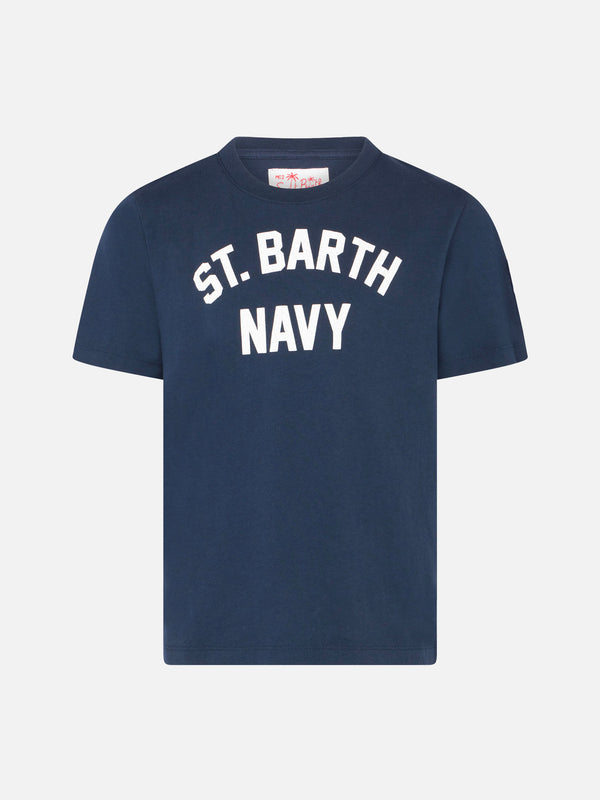 Saint Barth navy  boy's t-shirt