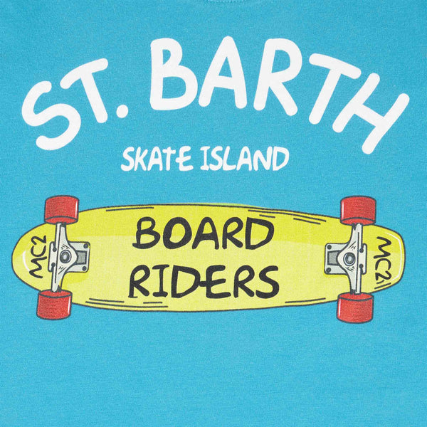 Jungen-T-Shirt mit Skate Island-Print