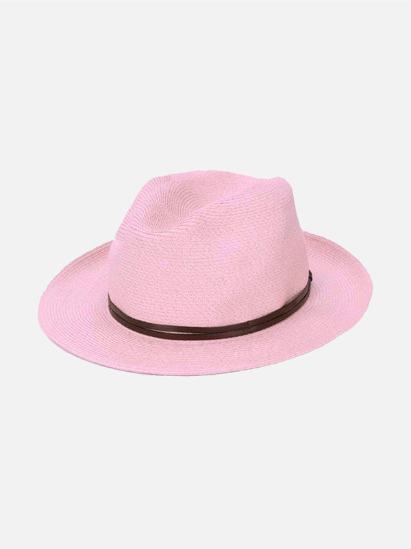 Pink paper hat