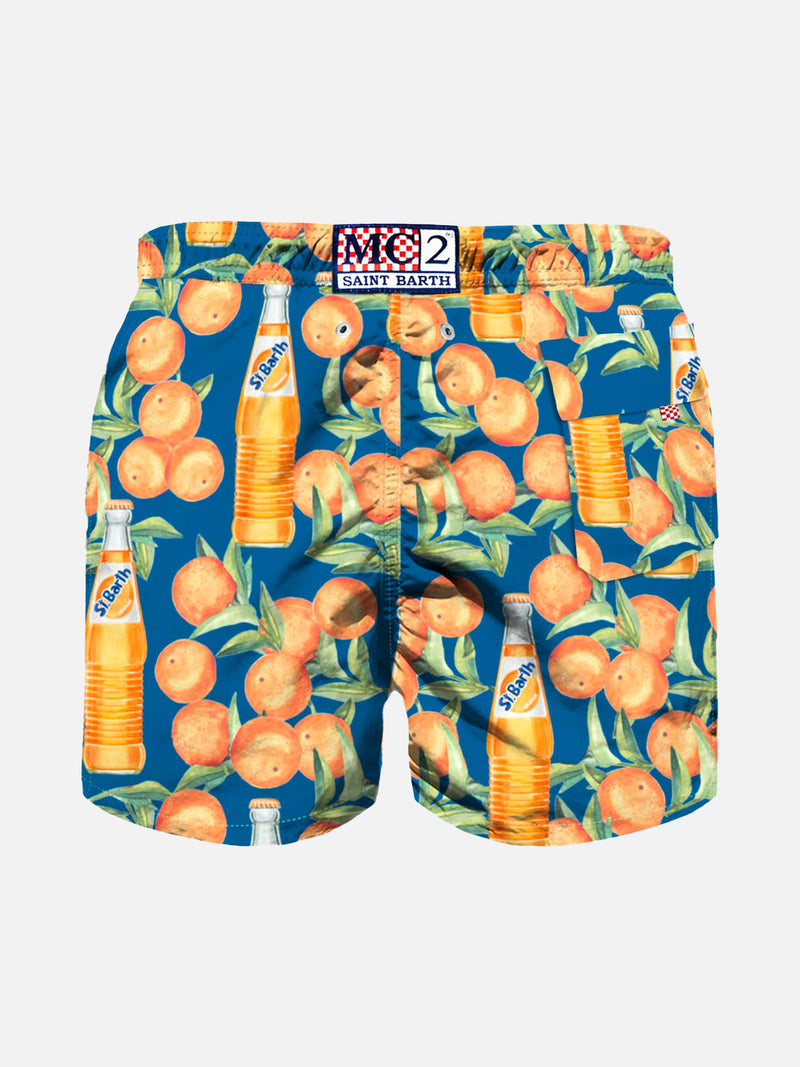 Oranges print Boy's Swimshorts