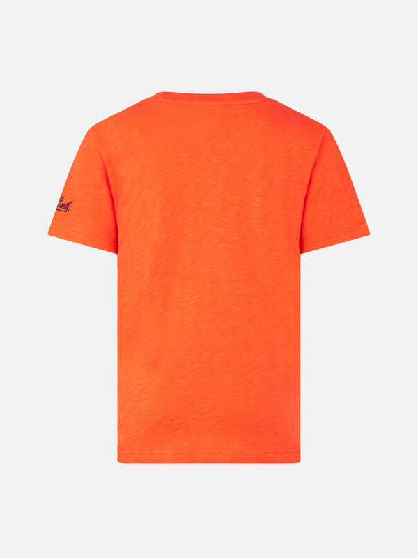 Jungen-T-Shirt mit sattem Surfer-Print
