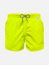 Boy fluo yellow swim shorts | PANTONE™ SPECIAL EDITION
