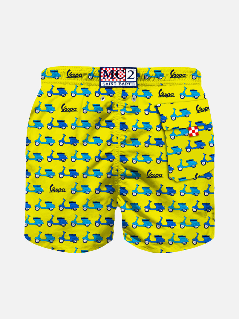 Boy swim shorts with Vespa print | Vespa® Special Edition