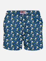 Man light fabric swim shorts with Snoopy print | SNOOPY - PEANUTS™ SPECIAL EDITION