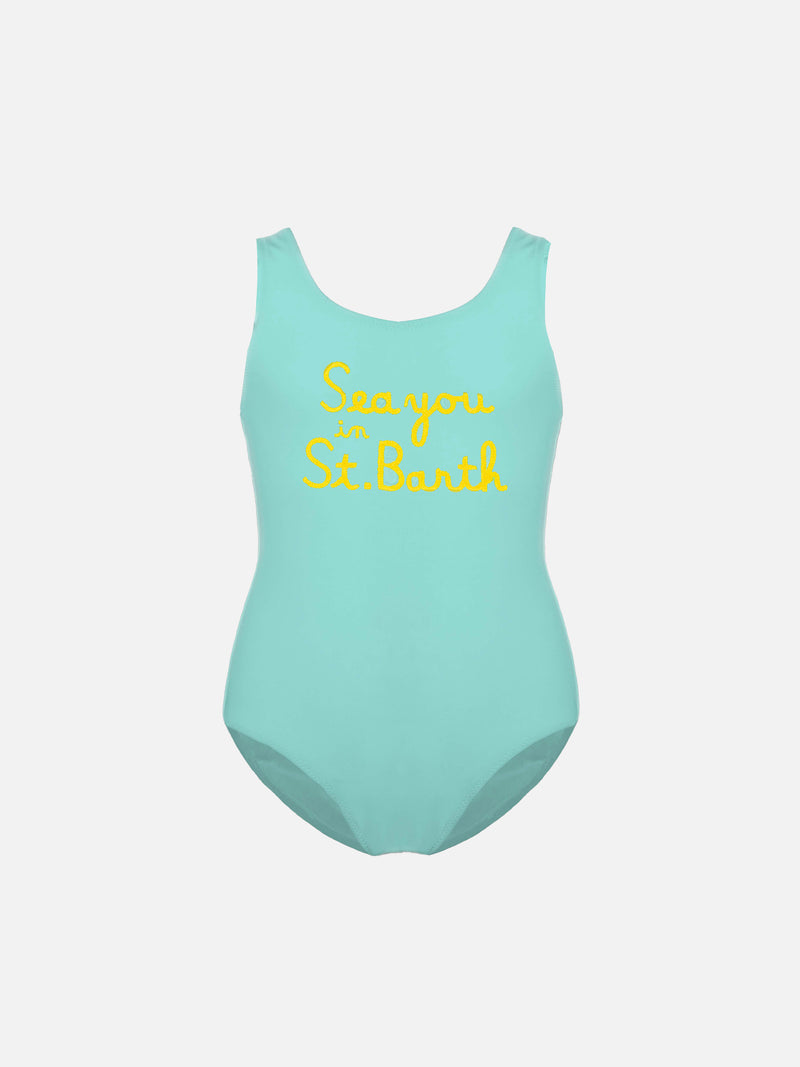 Embroidered  one piece for girl