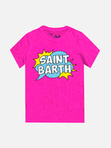 T-shirt fluo da bambina Saint Barth