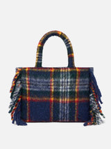 Colette blanket handbag with tartan print