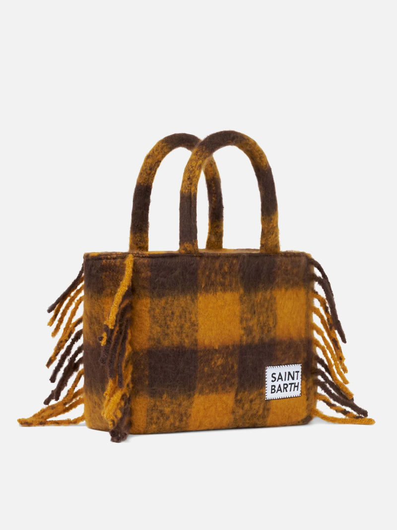 Colette blanket handbag with gingham print