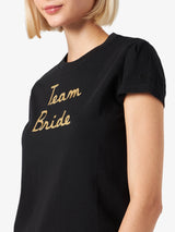 T-shirt da donna in cotone con ricamo