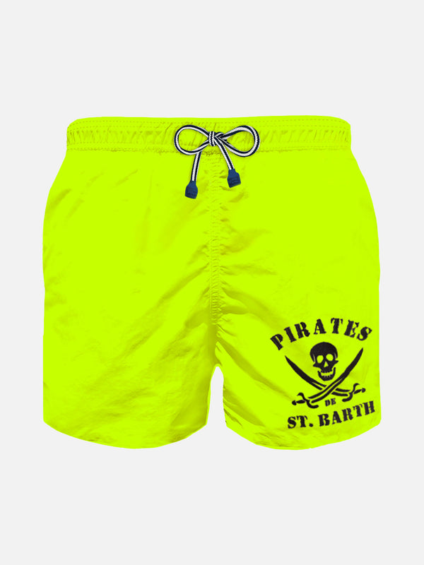 Badeshorts für Jungen mit Piraten-Stickerei