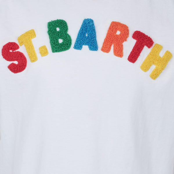 Mädchen-T-Shirt aus Baumwolle mit Stickerei