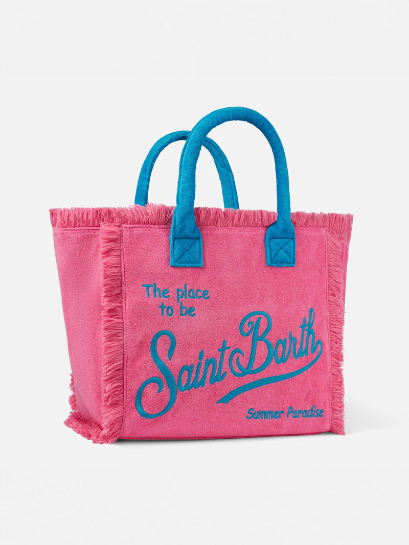 Vanity pink terry shoulder bag – MC2 Saint Barth