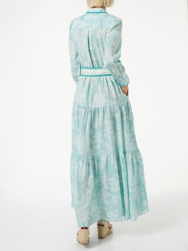 Woman linen long dress