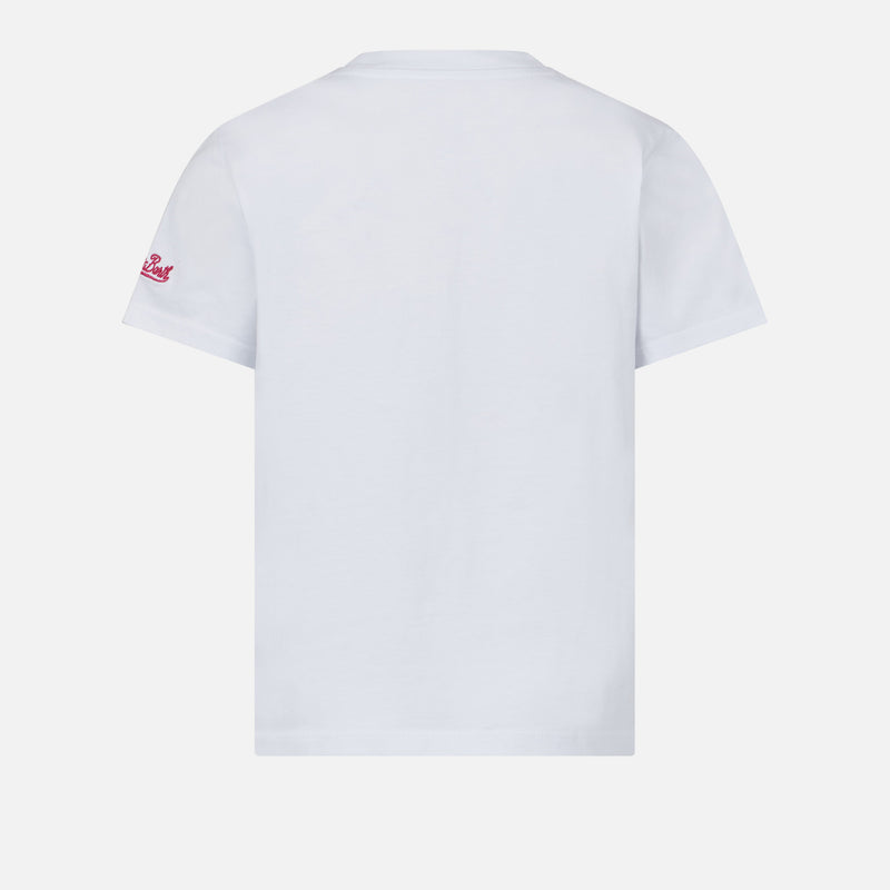Mädchen-T-Shirt mit Forte Habituée-Schriftzug und Aufdruck