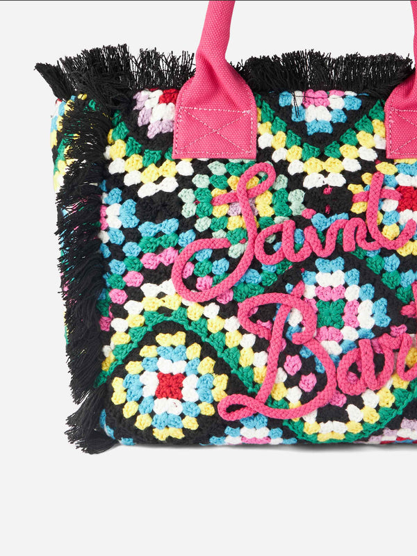 Vanity crochet shoulder bag
