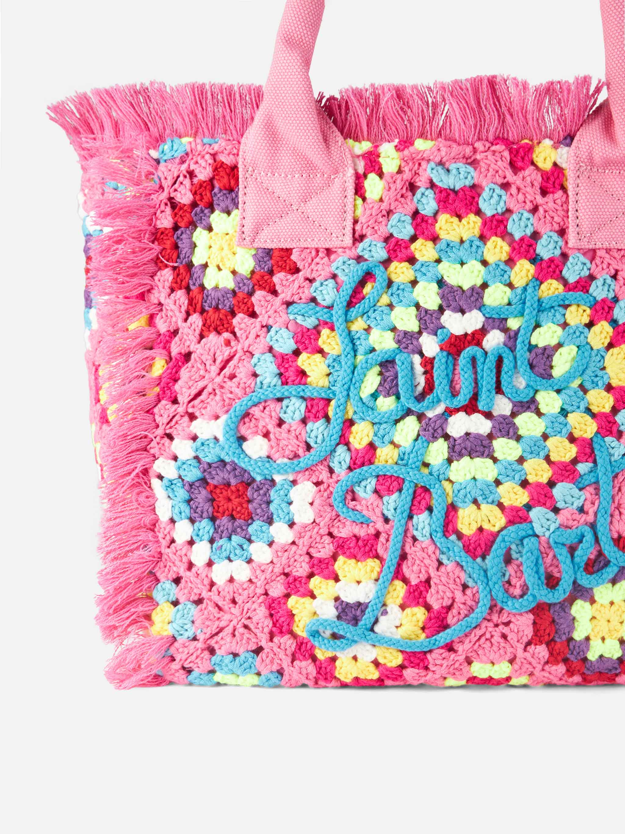 Vanity crochet shoulder bag with pattern – MC2 Saint Barth