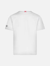 Baumwoll-T-Shirt für Jungen mit St. Tropez Vespa-Aufdruck | VESPA® SONDEREDITION