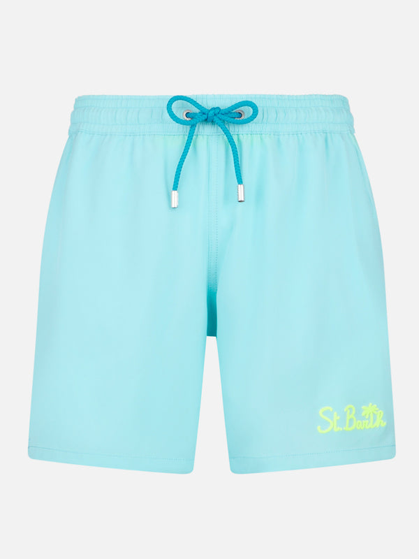 Man water green comfort swim shorts