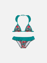 Girl triangle bikini  | Made with Liberty fabric