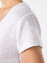 Woman white t-shirt