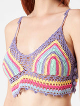 Multicolor crochet top