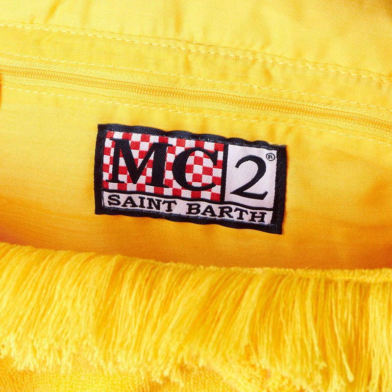 Colette yellow terry handbag